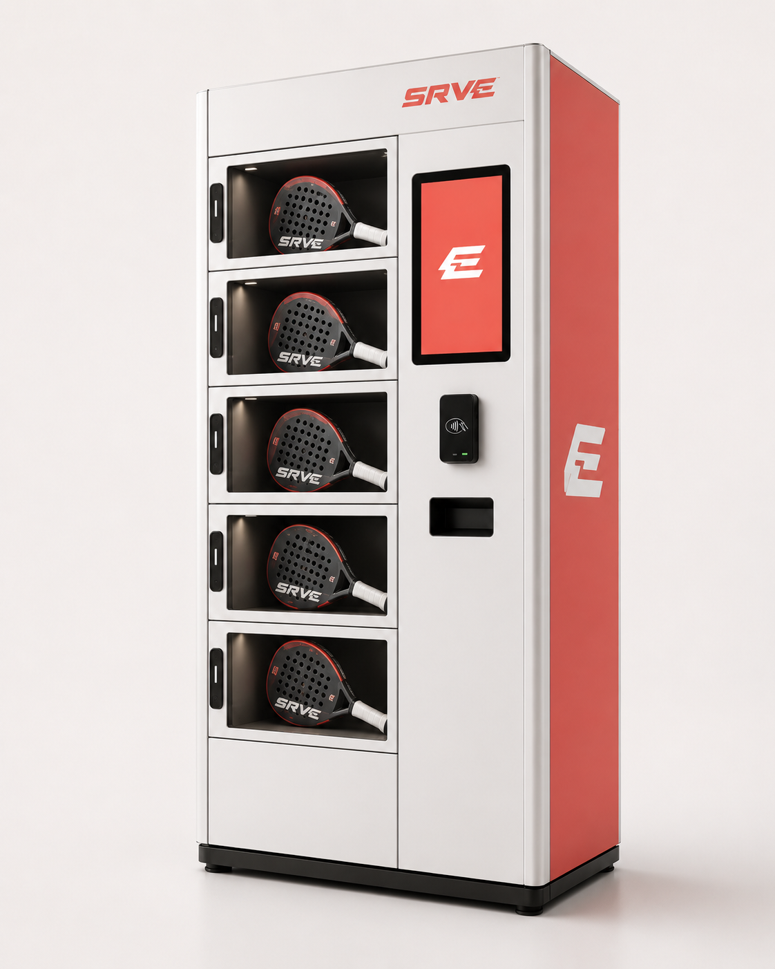 SRVE racket rental locker